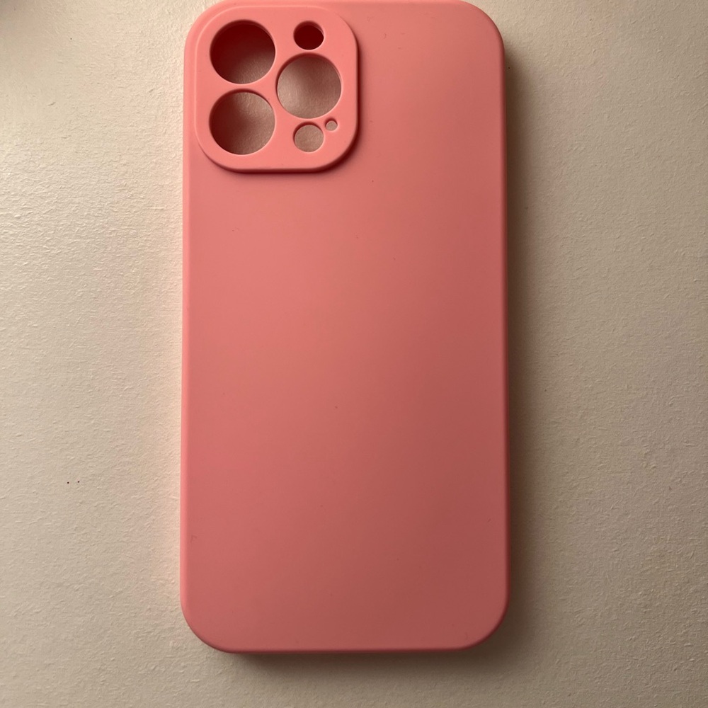 iPhone 13 Pro Max Pink Silicone Case